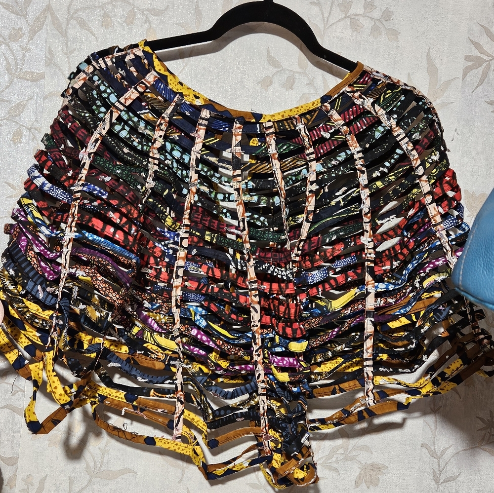 New Multi-Colored African Capelet
